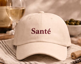 French Phrase Baseball Cap Champagne Lover Gift Brunch Outfit European Aesthetic Hat Girls Trip Outfit Casual Chic Cap