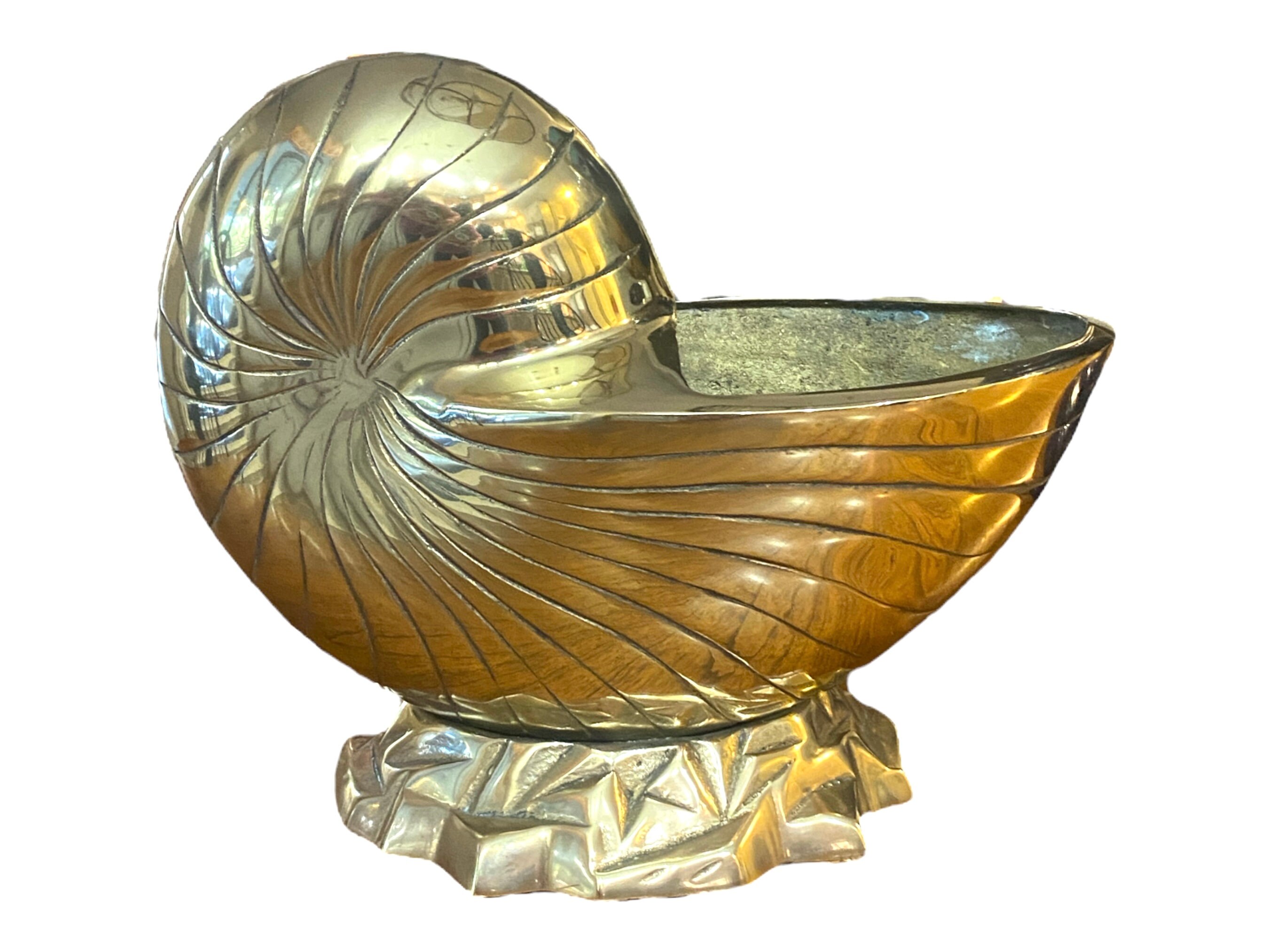 Brass Nautilus Shell 