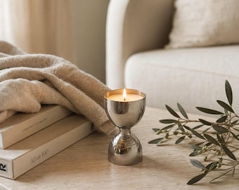 Bartender Gift Candle Jigger Soy Wax Scented Bar Cart Decor Hostess Gift Housewarming Gift Small Luxury Gift Mixology Repurposed Barware