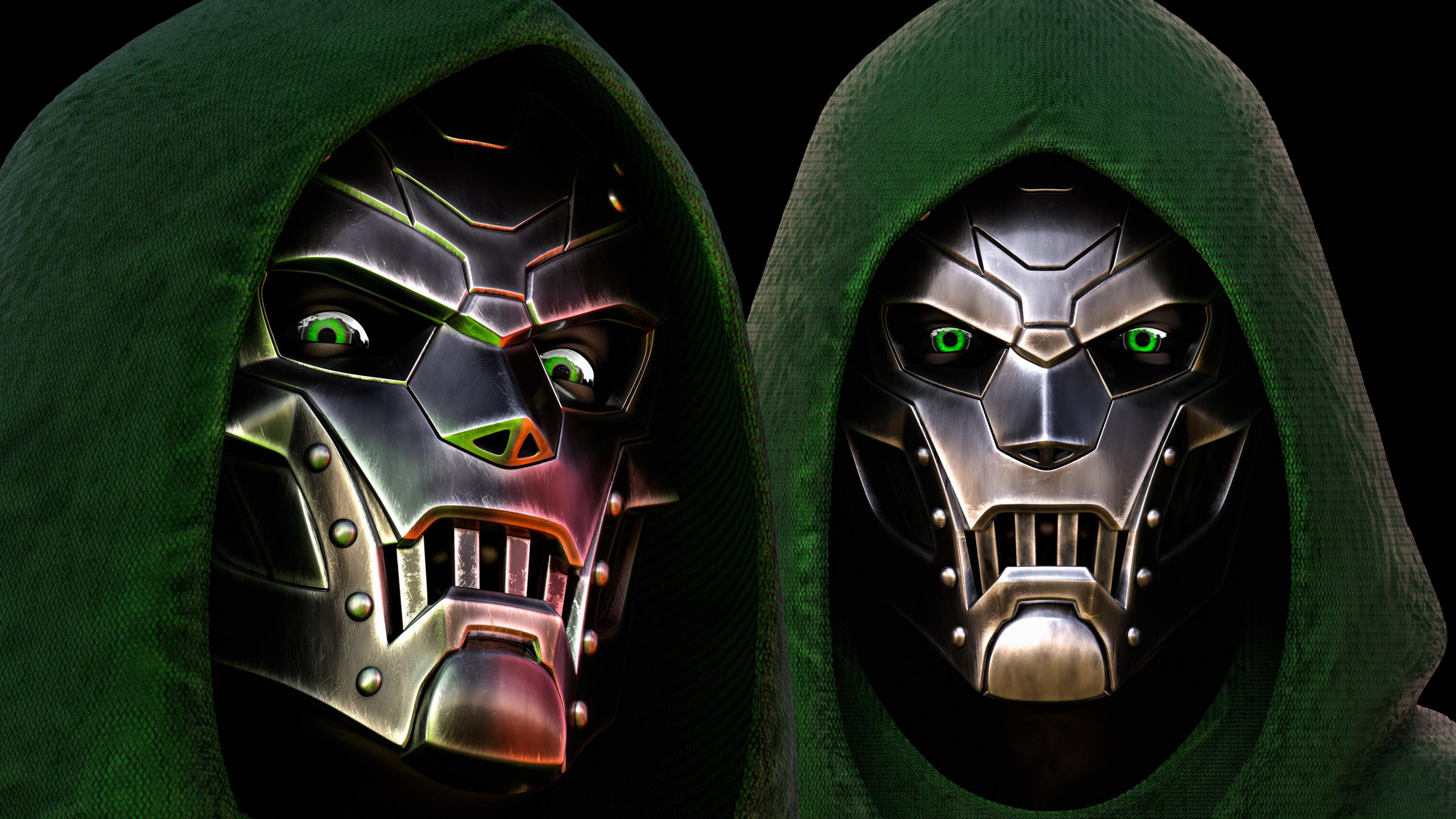 Halodoom Mask Absolute Doom Inspired Mask for 3D Printing | DIGITAL FILE - Etsy