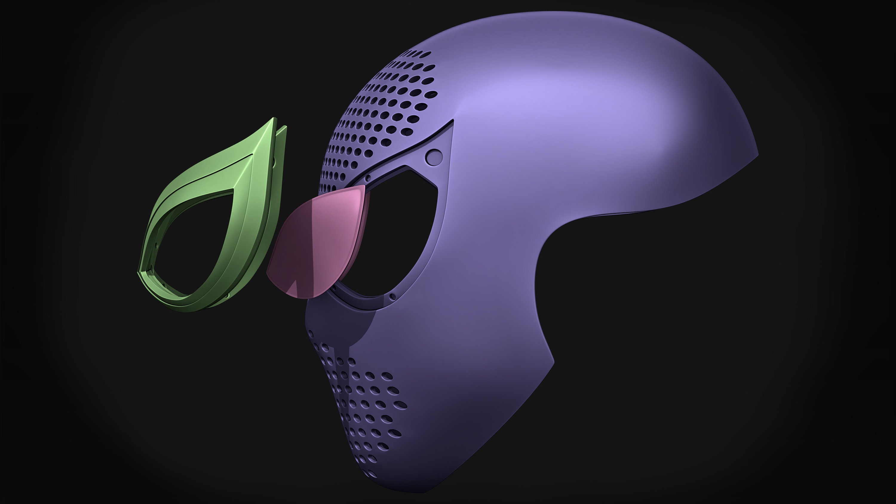 STL file Amazing Fantasy #15 Spider-Man Face Shell 🐚・3D printing idea to  download・Cults