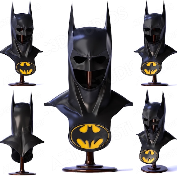 Val Kilmer Batman Fur Immer Cowl 3d Druck Modell Stl Datei Etsy