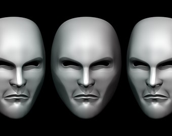 Anarky Mask Inspired DIGITAL FILE STL 