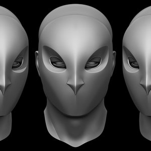 Owl Mask for 3D Printing || DIGITAL FILE 3D