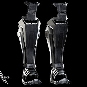 GK Vengeance Shin Armor Wearable for 3D Printing  | DIGITAL FILE