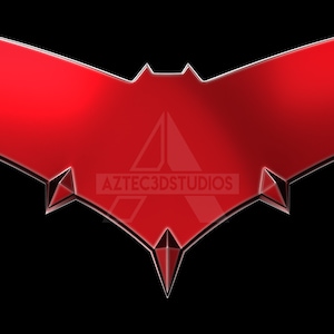 Red Angel Emblem 3D Printing Model || DIGITAL FILE STL
