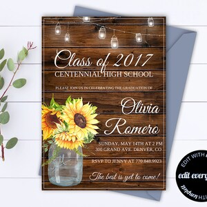 Senior Graduation Party Einladung Vorlage - Senior Graduation Vorlage - Senior Graduation Invite - Senior Graduation Announcement