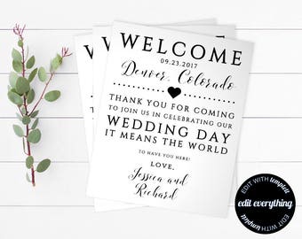 Printable Wedding Welcome Bag Tags Wedding Favor Tags Destination Wedding Wedding Tags Welcome Gift Tag Wedding Bag Tags