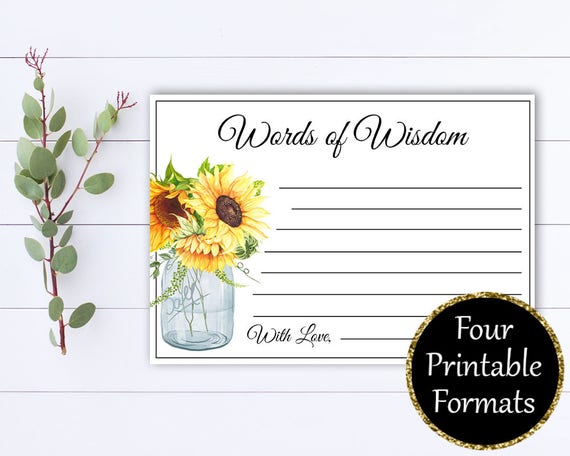 Words Of Wisdom Bridal Shower Cards Words Of Wisdom Cards Etsy words-of-wisdom-bridal-shower-advice-cards-printable-rustic-etsy