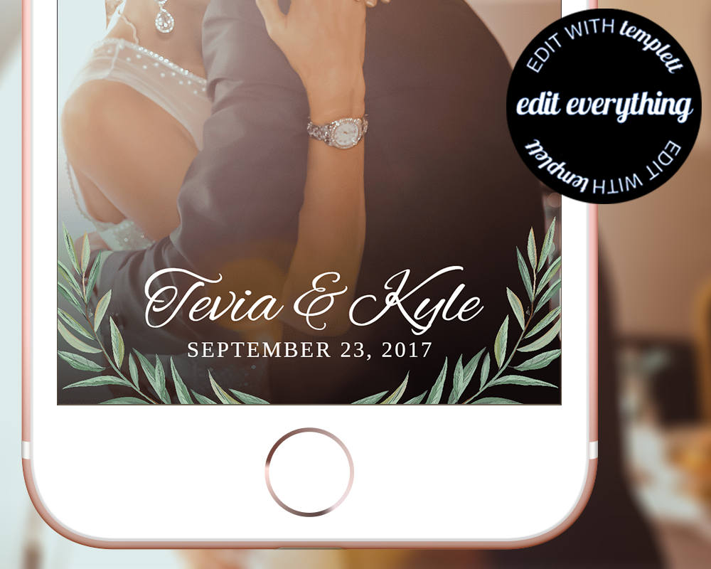 Eucalyptus Wedding Snapchat Filter Eucalyptus Snapchat Filter Wedding…