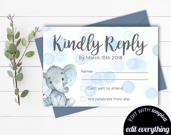 Rsvp Cards Baby Shower - Etsy