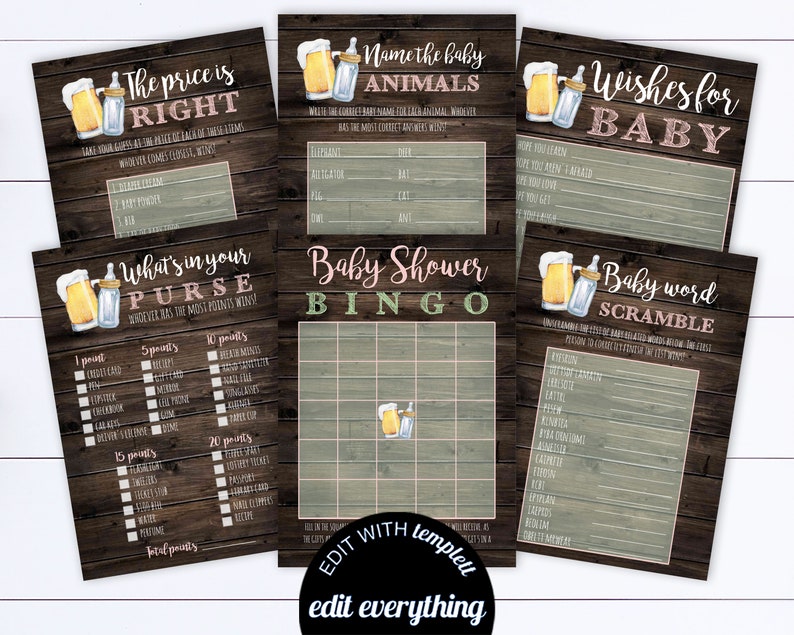 Baby Is Brewing Baby Shower Games Printable Baby Shower Games Etsy Baby Is Brewing Baby Shower Games Printable Baby Shower Games Etsy