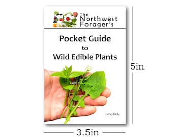 The Northwest Forager's Pocket Guide to Wild Edible Plants. Hikers, Adventurers, Wildcrafting Wild Food Book Field Guide.