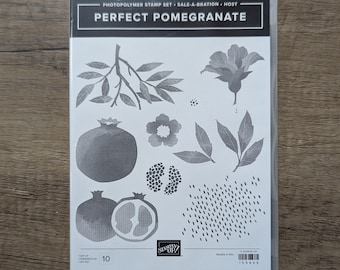 NEW Unopened Retired Stampin' Up Perfect Pomegranate Stamp Set