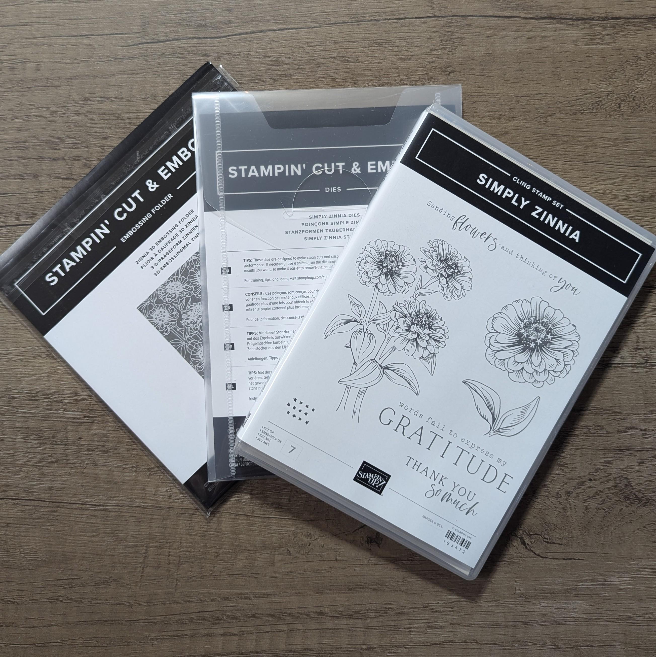 Retired Gently Used Simply Zinnias Stampin' up Bundle - Etsy
