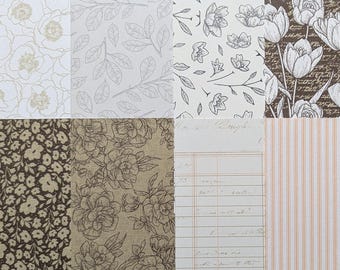 24 Sheets, Stampin' Up Abigail Rose DSP (6"x6")