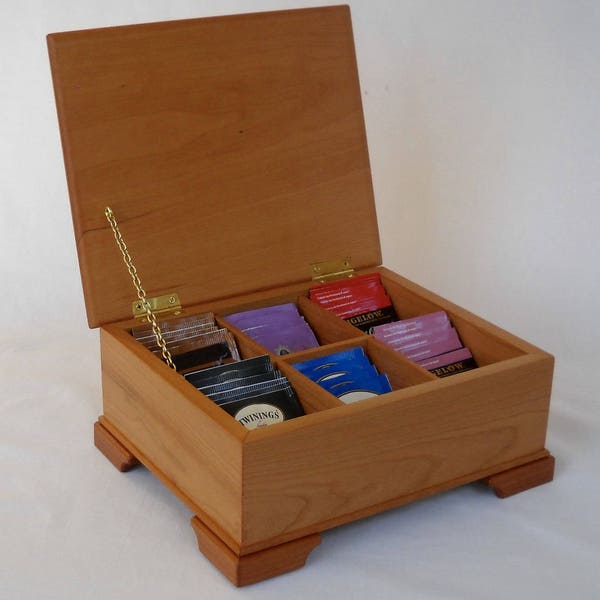 Handmade American Cherry Tea Box