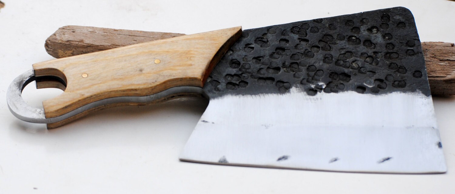 Custom Hand from 1095 High Carbon Steel Meat Cleaver Etsy