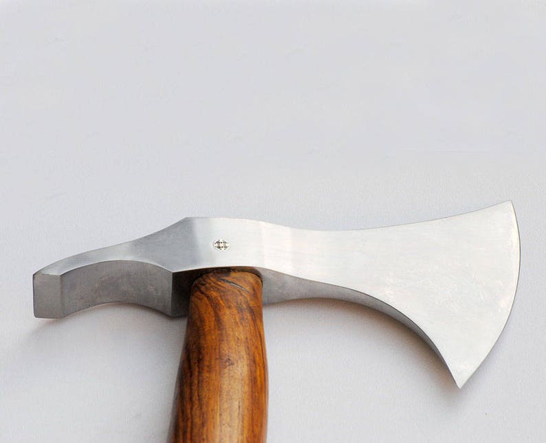 Viking Camping Axe Hatchet Axe With Ash Wood Shaft Etsy