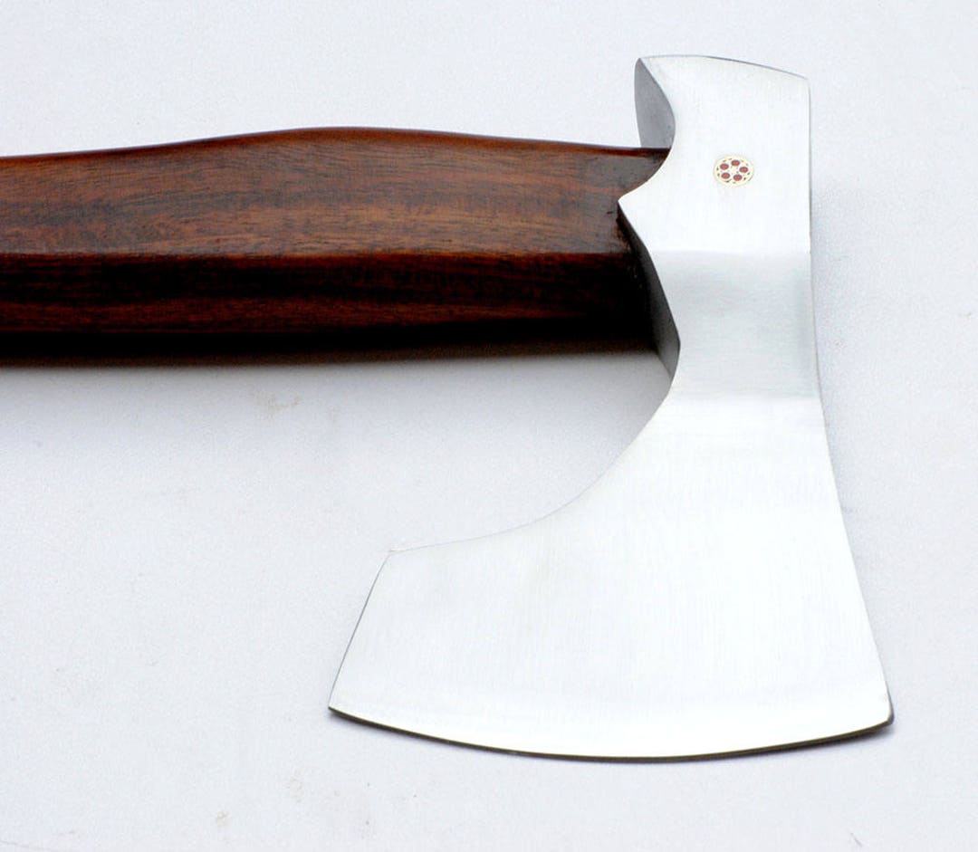 Viking Camping Axe Hatchet Axe With Ash Wood Shaft Etsy