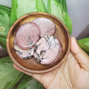 Rhodonite Worry Stone