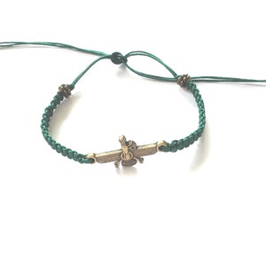 Unisex Farvahar Bracelet, Persian Jewelry, Ahuramazda Jewelry, Zoroastrian Symbol, Macrame Bracelet, Made in Canada image 7