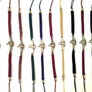 Unisex Farvahar Bracelet, Persian Jewelry, Ahuramazda Jewelry, Zoroastrian Symbol, Macrame Bracelet, Made in Canada image 10