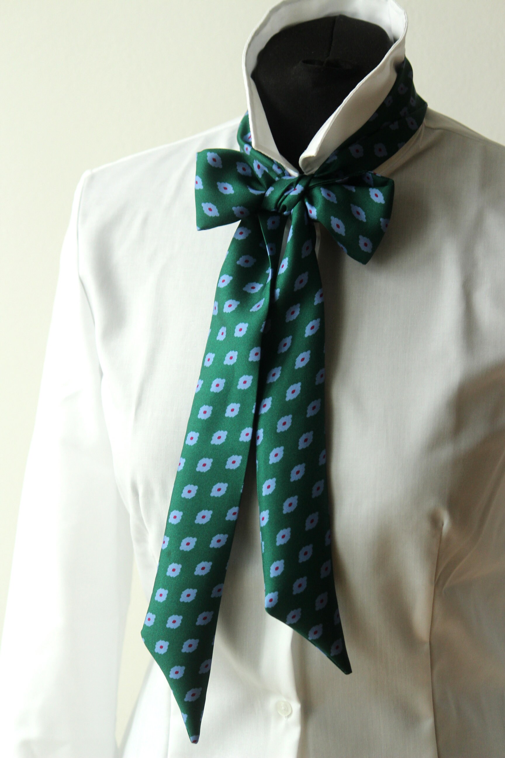 bufanda de corbata tejida