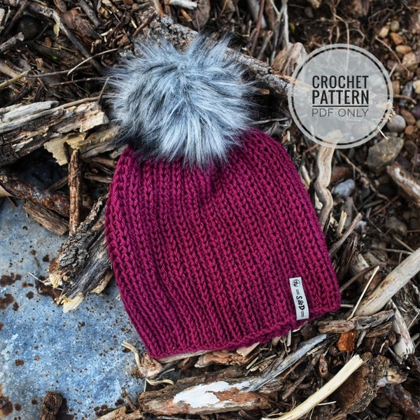 SHEETS OF RAIN Beanie - A Crochet Pattern | Crochet Beanie Pattern | Unisex Beanie | Beanie Pattern | Crochet Pattern | Lightweight Beanie