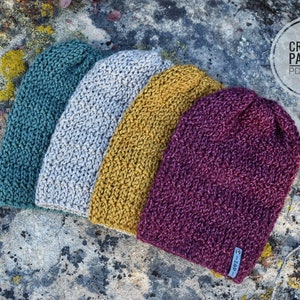 RIVERBED BEANIE - A Crochet Pattern | Crochet Beanie Pattern | Unisex Beanie | Beanie Pattern | Crochet Pattern | Faux-knit Look