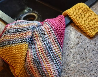 I Can't Believe It's Not Knitted Dishcloth and Towel Pattern | TUNISIAN CROCHET PATTERN | Kitchen Crochet | Crochet Pattern | Crochet Cloth