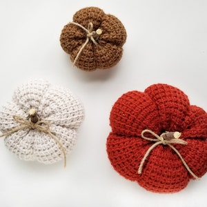 TUNISIAN CROCHET -  The Cottage Pumpkin Pattern