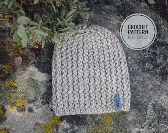 RIPPLING SANDS BEANIE - A Crochet Pattern | Crochet Beanie Pattern | Unisex Beanie | Beanie Pattern | Crochet Pattern