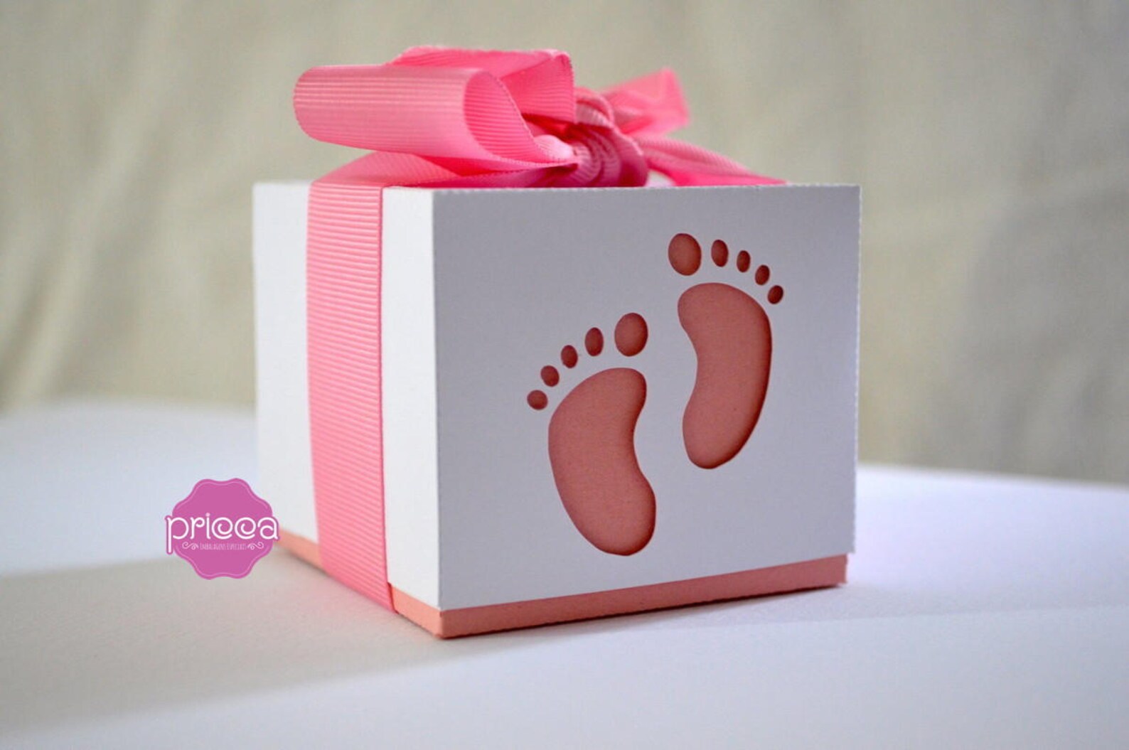 SVG boy baby shower DIY favor box Paper gift box die Etsy