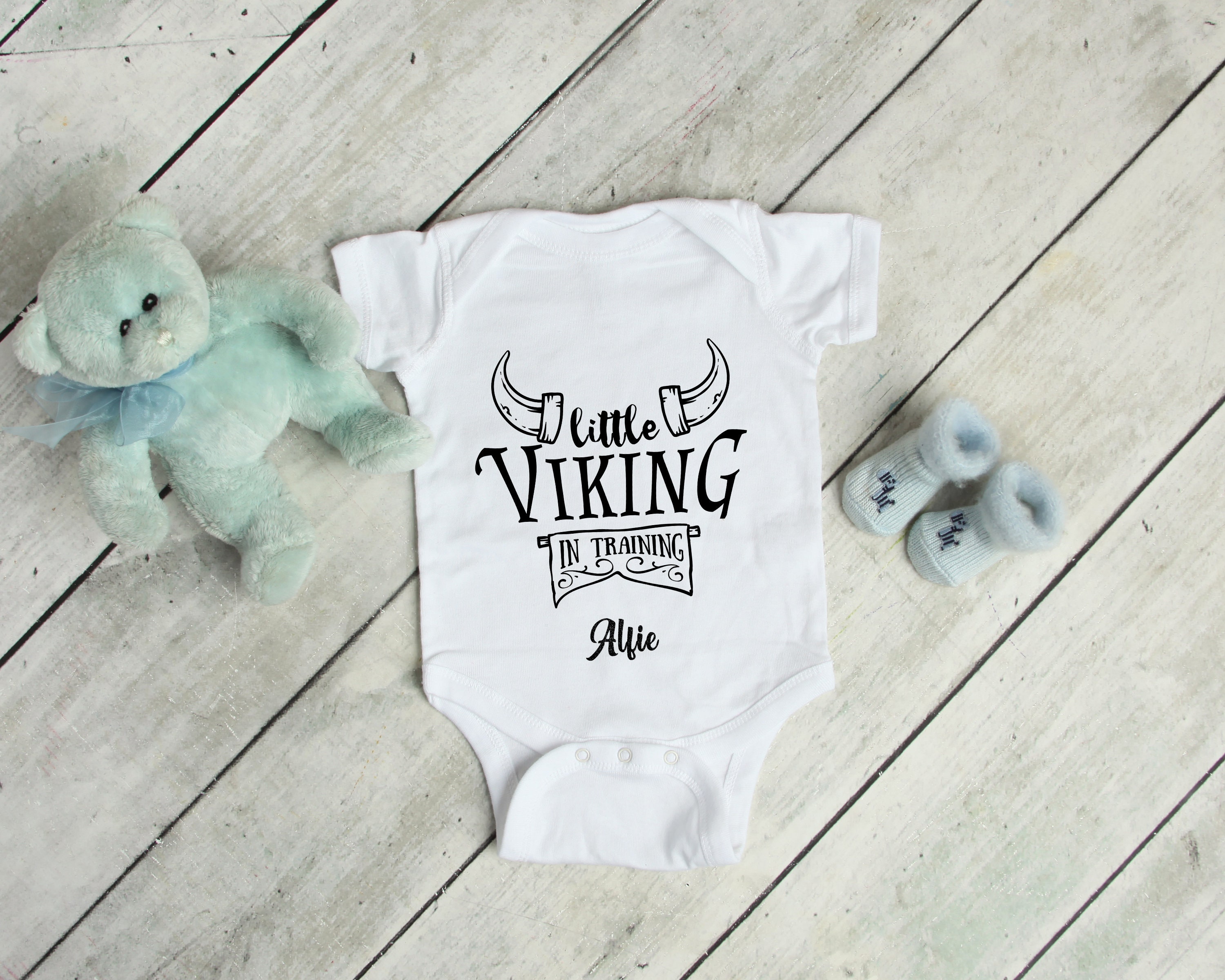 Vikings Runes Babygrow 