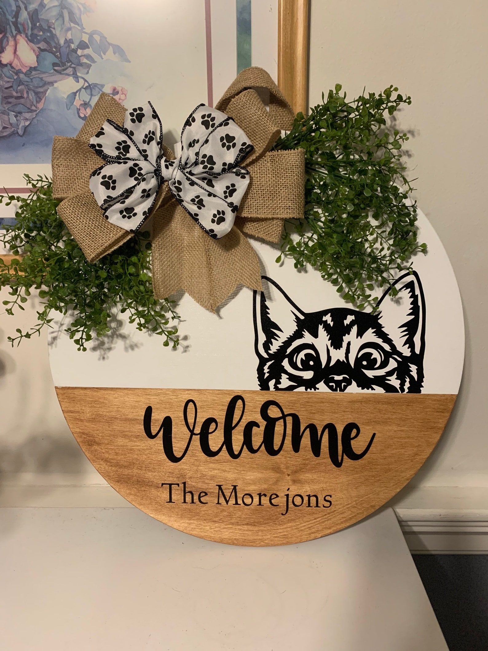 Personalized Door Hanger Etsy