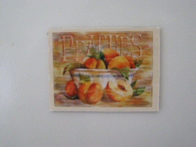 Au Choix, Magnet Plate, Pêche, Cupcake, Mojito, Café, Chandeleur