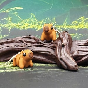 Baby Capybara Earrings Cute Animal Jewelry Gift for Women Kids Unique Handmade Accessory