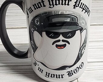 Taza de café fantasma cholo