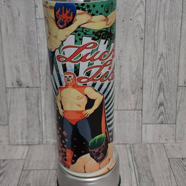 lucha libre tumbler