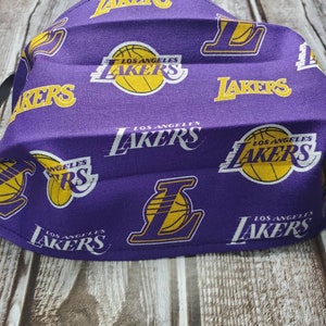LA Lakers Face Mask. Breathable and washable