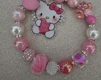 Hk kitty purse Charm/ keychain