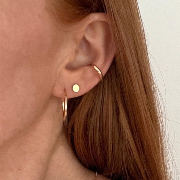 Kata 14k GOLD fill EAR CUFF earring/gold ear cuff/ minimalist ear cuff / gold filled earrings/ boho earrings/hypoallergenic earrings