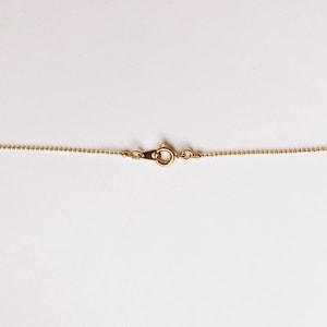 1MM BALL CHAIN/ 24k gold ball chain/ danity chain/minimalist necklace/ custom chain/gold chain/nordymade/seattle jewelry/layering necklace