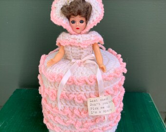 barbie toilet roll holder