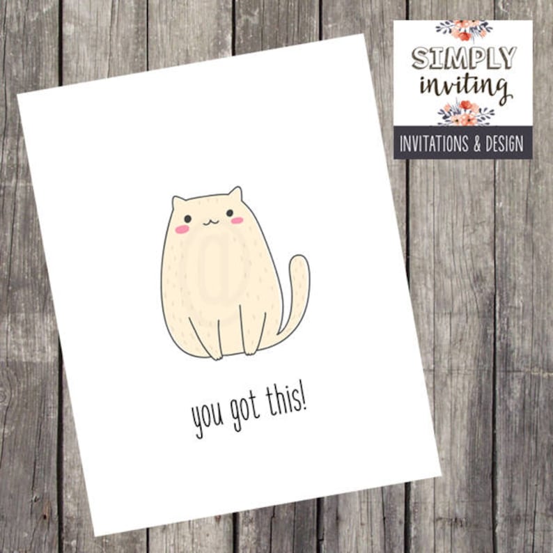 PRINTED Birthday Gift Set Cartoon Critters Stationery Note Cards| Set of 10 Funny Greeting Card Notes Gift for Teens