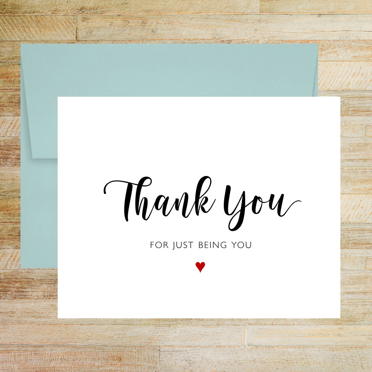 Thank You for Just Being You Greeting Card, Best Friend Card, All