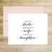 see more listings in the Wedding Day Cards section