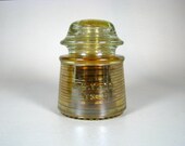 nice CARNIVAL glass insulator, Western Union TELEGRAPH insulator, HEMINGRAY glass insulator, colorful insulator, old T S - 2 insulator