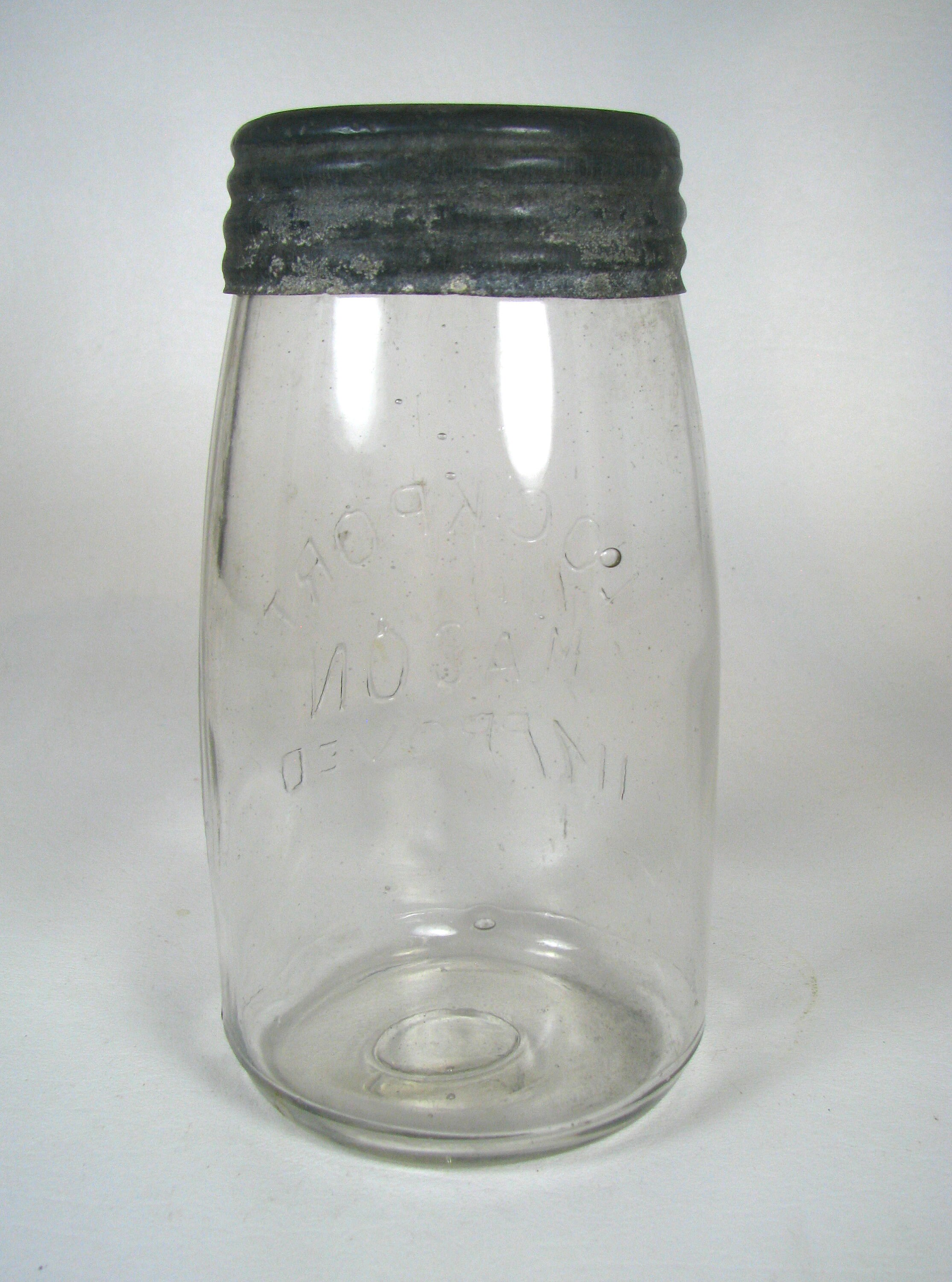 Old LOCKPORT MASON'S IMPROVED old fruit jar ca 1905 fruit Etsy